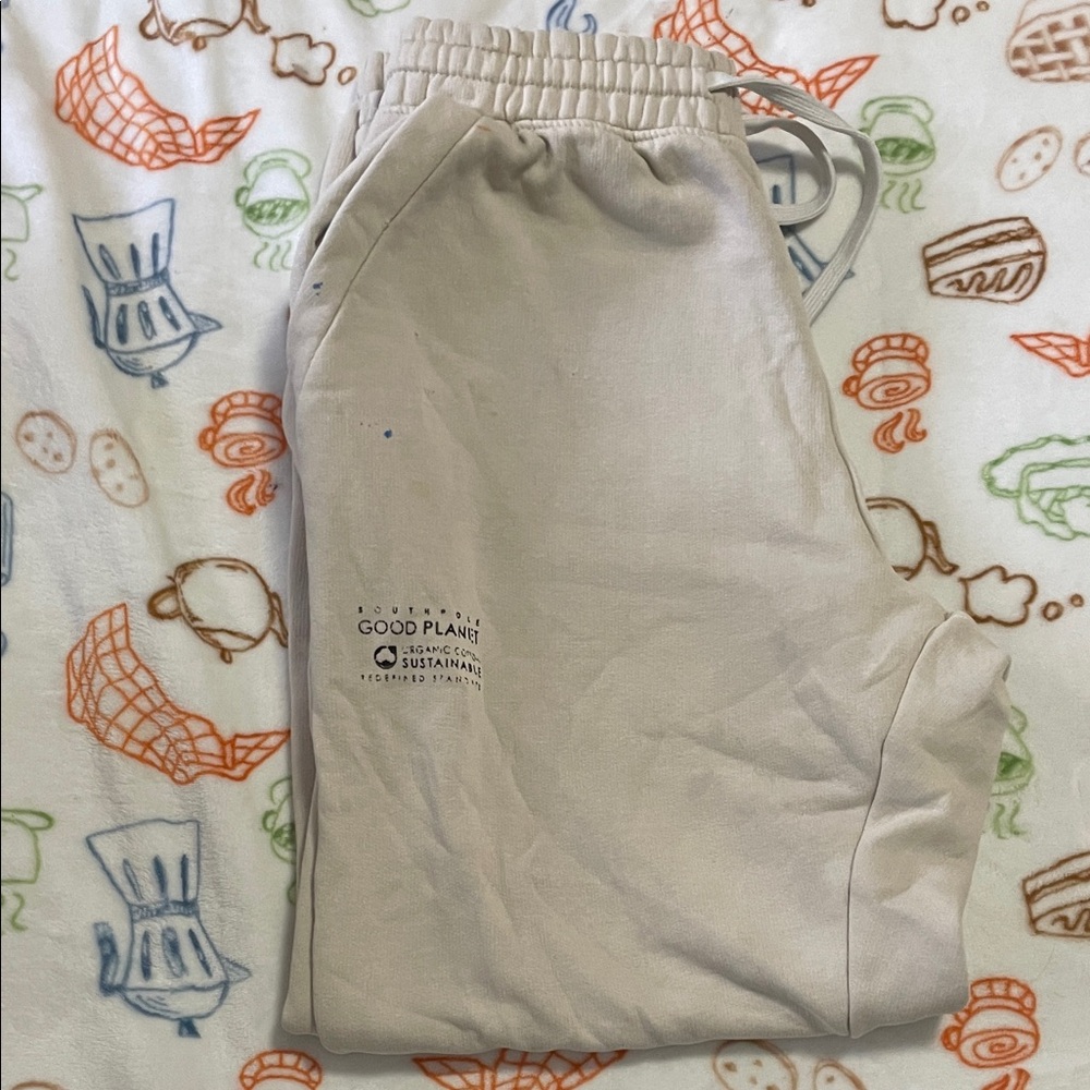 Sustainable Cream Joggers